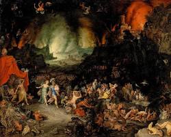 Image of Aeneid Book 6 classical art Aeneas visits Sibyl and Underworld Anchises