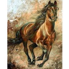 Full Square Round Drill 5d Diy Diamond Painting Full Diamond Embroidery Home Decor Mosaic Painting Fine Horse Wish Horse Oil Painting Horse Painting Horses