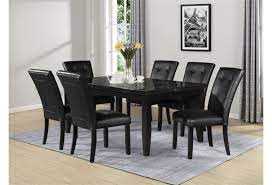 The dining table is where you will share food, conversations and laughter, particularly during holidays. Vendor 3985 Markina Mk500tl Mt Contemporary Rectangular Dining Table With Marble Top Becker Furniture Dining Tables