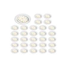 Lampesecoenergie Lot De 30 Spot Led Encastrable Complete Orientable Blanc Avec Ampoule Gu10 230v Eq 50w Lumiere Blanc Neutre Spots Rue Du Commerce