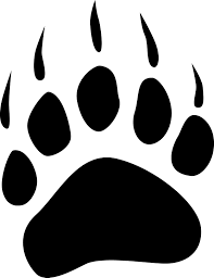 Bear Paw Tracks Clipart Best Bear Paw Print Bear Paw Tattoos Paw Drawing