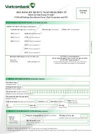 PDF) BẢN ĐĂNG KÝ DỊCH VỤ NGÂN HÀNG ĐIỆN TỬ VCB-eB@nking Enrolment Form (For  Corporate and FI | Hưng Nguyễn - Academia.edu