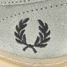 Fred Perry Dawson Low Suede Shoe Grey