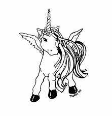 Unicorns are one of the most popular subjects for children's coloring pages with parents all over the world searching for printable online unicorn coloring sheets. Printable Unicorn Coloring Page Coloring Home