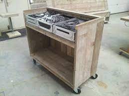 A custom dj booth made by its owner! Pin By Trini Le On Diy Dj Booth Dj Table Dj Room