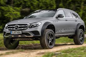 Mercedes Benz E Class All Terrain 4x4 Seen In Action Carbuzz