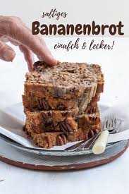 Lecker Saftiges Bananenbrot Einfaches Rezept Zum Nachbacken Bananenbrot Rezept Einfach Bananenbrot Kuchen Lecker Backen