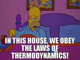 YARN | In this house, we obey the laws of thermodynamics! | The Simpsons  (1989) - S06E21 Comedy | Video gifs by quotes | 7fc58ebd | 紗