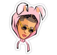 Bad Bunny Badbunny Great Quotes Bad Bunny Stickers By Robynthomson12 Redbubble Bunny Quotes Bunny Bad