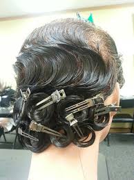 The waves haircut is a popular and trendy way to style a buzz cut. Finger Waves And Pin Curls I Was Fascinated Watching My Mom Do Her Hair With The Aid Of Two Mirrors And Some Kind O Hair Styles Hair Waves Vintage Hairstyles