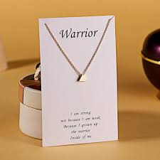 Get inspired by 152 professionally designed jewelry business cards templates. Simple Gold Color Triangle Pendant Necklace Make A Wish Card Alloy Link Chain Choker Necklace Collier For Women Fashion Jewelry Buy At The Price Of 0 86 In Aliexpress Com Imall Com