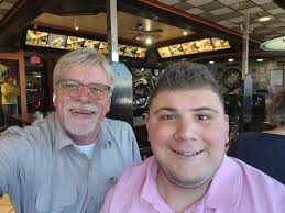 Eating Swedish pancakes for 21st birthday brunch. With my pal, A.S.