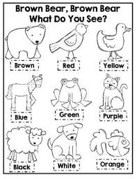 Click the preview button to check out the unit study. Brown Bear Brown Bear Coloring Activity Preschool Books Kindergarten Reading Preschool Activities