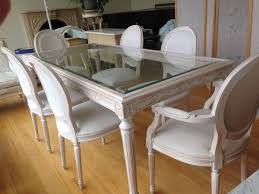 White Washed Country French Craigslist Detroit Michigan Dining Table Dining Chairs Decor