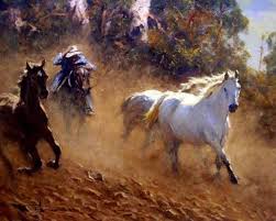 Pin By Stanna Frare On Paintings Western Paintings Horse Painting Western Art