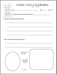 Need engaging writing prompts about easter? Easter Bunny Application Writing Activity Squarehead Teachers