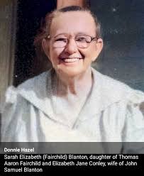 Sarah Elizabeth Fairchild Blanton (1879-1968)