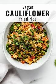 Vegan Cauliflower Fried Rice Recipe Cauliflower Fried Rice Vegan Cauliflower Fried Cauliflower
