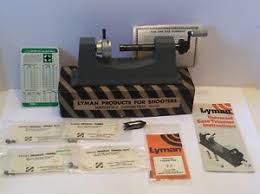 Details About Lyman Universal Case Trimmer 5 Pilots Forster Deburring Tool Chart Reloading Lot