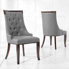 Hamlet Marble Small Dining Table In Grey With Four Tulip Chairs Furniture In Fashion In 2020 Faux Leather Dining Chairs Dining Chairs Leather Dining Chairs