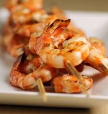 Brochettes De Crevettes Au Barbecue Recette Crevettes Barbecue Recettes De Cuisine Brochette Crevette