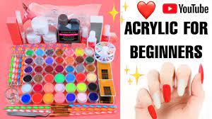 Acrylic Nails Fullset For Beginners Nails Step By Step Acrylic Nails Tutorial Youtube