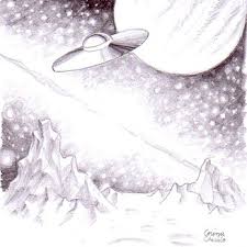 Trandafirul este o plantă lemnoasă, cu spini, din familia rosaceae. Peisaj Cu Ozn Desene Si Picturi De Corina Chirila