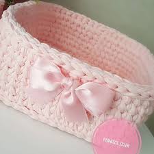 puede ser una panelera o simplemente guardar otras cositas del bebe crochet accessories crochet basket crochet patterns