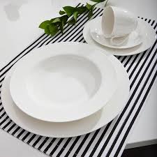 Dinnerware sets take that to the next level by including multiple place settings. Bone China Round White 20 Piece Dinnerware Set Service For 4 Luxury Bedding Home Decor Designer Kitchenware