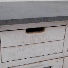 Shop metal apothecary cabinets and other metal case pieces and storage cabinets from top sellers around the world at 1stdibs. Luxen Home Rustic White Wood And Metal Storage Cabinet Whif354