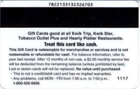 Gift card number * gift card pin * number/pin location opens a dialog check balance. Gift Card Happy Birthday Kwik Trip United States Of America Kwik Trip Col Us Kwik 007a