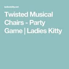 Twisted Musical Chairs Party Game Ladies Kitty And Like Omg Get Some Yourself Some Pawtastic Adorable Cat Appa Kitty Games Musical Chairs Games For Ladies