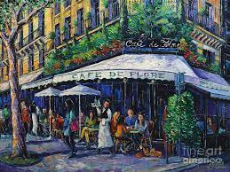Кафе де флор _ cafe de flore (2011). Cafe De Flore Paris Painting By Mona Edulesco