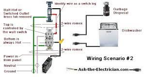 Wiring is simple and straightforward for a switch. Electrical Wiring Diagram For A Garbage Disposal And Dishwasher