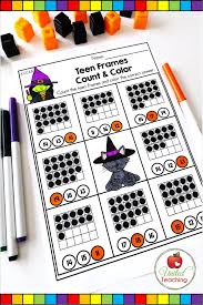Your child will practice talking about and creating shapes in this halloween craft, and learn about spiders along the way. Halloween Math Activities Kindergarten
