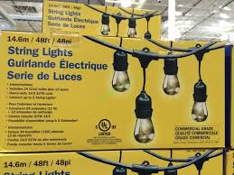 Feit Electric 48 Ft String Lights Outdoor Weatherproof Costcochaser