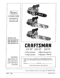 We did not find results for: Sears Craftsman 358 352030 Owner S Manual Pdf Download Manualslib