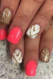 They are applied liked a regular polish, but they dry under an led or uv light, which speeds up the drying process, resulting in a mani that lasts way longer. 120 Special Summer Nail Designs For Exceptional Look Simple Gel Nails Nails Gel Nail Art Designs
