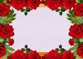 وورد ويب تحميل اطارات ورد Png للكتابة عليها جاهزة للصور Floral Wreath Flower Vases Flower Border