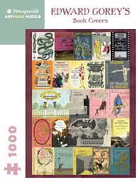 Edward gorey 1000 piece puzzle. Edward Gorey S Book Covers 1000 Piece Jigsaw Puzzle