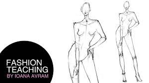 Sorry.sorry for my cheesy voice too.#fashionillustr. How To Draw A Fashion Model Quick Sketch Youtube
