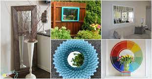 We present you come cool handmade mirror designs just to help you. 20 Remarkably Decorative Diy Mirrors To Beautify Your Home Diy Crafts
