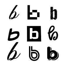 This wikihow teaches you how to install a font for use with adobe illustrator. Small Letter B Alphabet Design 3218494 Vector Art At Vecteezy