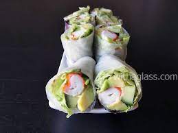 Spring Rolls With Imitation Crab Or Lobster Healthy Spring Rolls Spring Rolls Crab Stick
