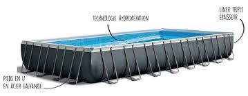Piscine Intex Ultra Xtr Rectangulaire 9 75x4 88 H 1 32 Filtre A Sable 8m3 H Cash Piscines