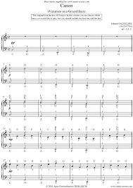 Only in 1919 was the canon in d first published and quickly became one of the most famous classical compositions ever. Canon Easy Piano Sheet Music By Johann Pachelbel Piano Easy Piano Sheet Music Piano Sheet Piano Sheet Music Letters