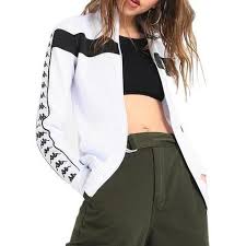 Kappa Authentic Andil Track Jacket Womens White Kappa Tracksuit Jackets For Women Adidas Jacket