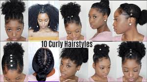 There are a few methods for sleeping with curly hair that ensure you wake up looking like a goddess, rather than a frizz ball. 10 Quick Easy Hairstyles For Natural Curly Hair Instagram Inspired Hairstyles Youtube