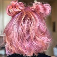 Hairstyles For Women Fall 2020 Hair Haircolor Hairpink Hairstlye Peach Hair Peach Hair Colors Pink Peach Hair