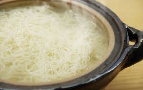 とろろと豚バラの暖かそうめん re ceno mag レシピ 料理 レシピ そうめん レシピ